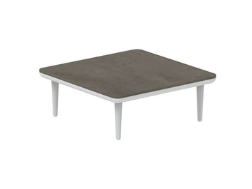 STYLETTO LOUNGE - Square low ceramic garden side table by Royal Botania - view 2